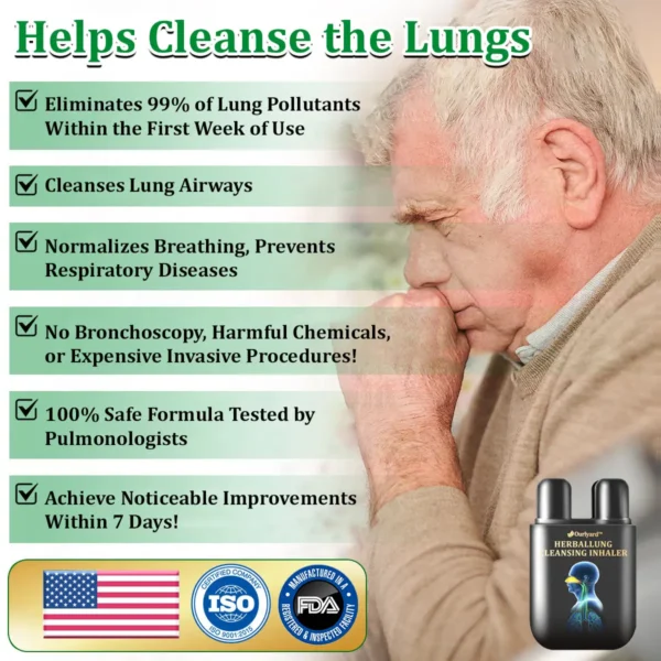 Official Store:Ourlyard™ Herbal Lung Cleansing Inhaler
