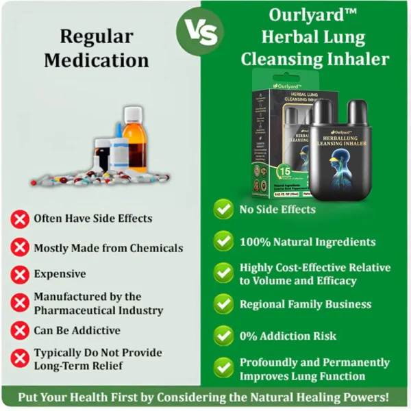 Official Store:Ourlyard™ Herbal Lung Cleansing Inhaler