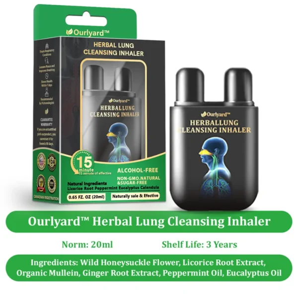 Official Store:Ourlyard™ Herbal Lung Cleansing Inhaler