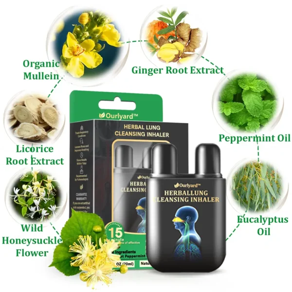 Official Store:Ourlyard™ Herbal Lung Cleansing Inhaler
