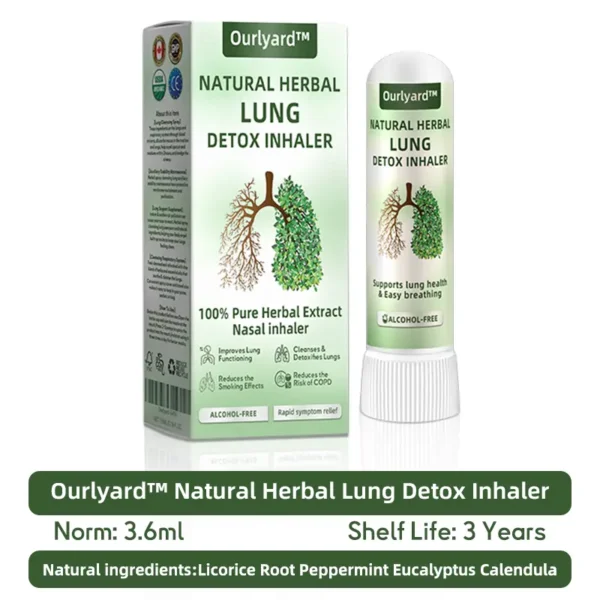 Official Store:Ourlyard™ Natural Herbal Lung Detox Inhaler