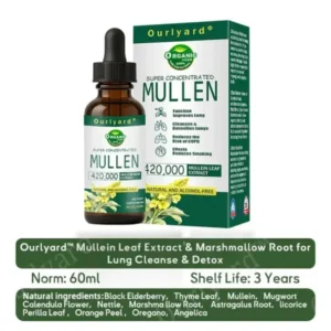 Ourlyard® Mullein Leaf Drops for Lungs