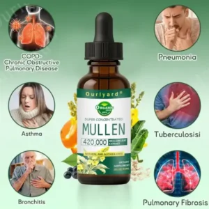 Ourlyard® Mullein Leaf Drops for Lungs